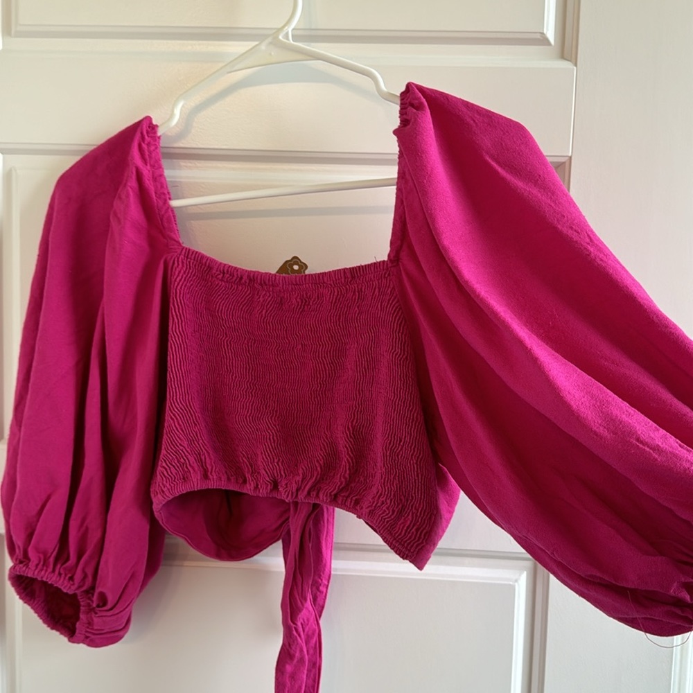 FARM Rio Pink Crop Top - Picture 5 of 5